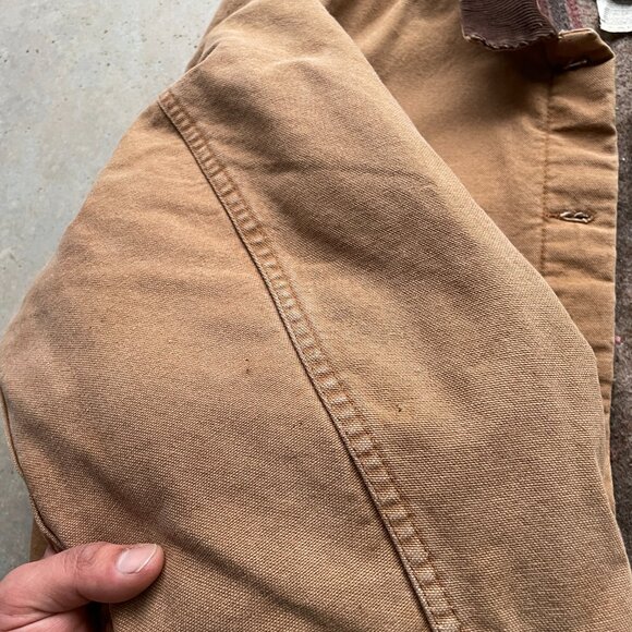 Vintage Dickies Chore Jacket Blanket Lined Tan Duck Canvas Men's XXL - Picture 13 of 13